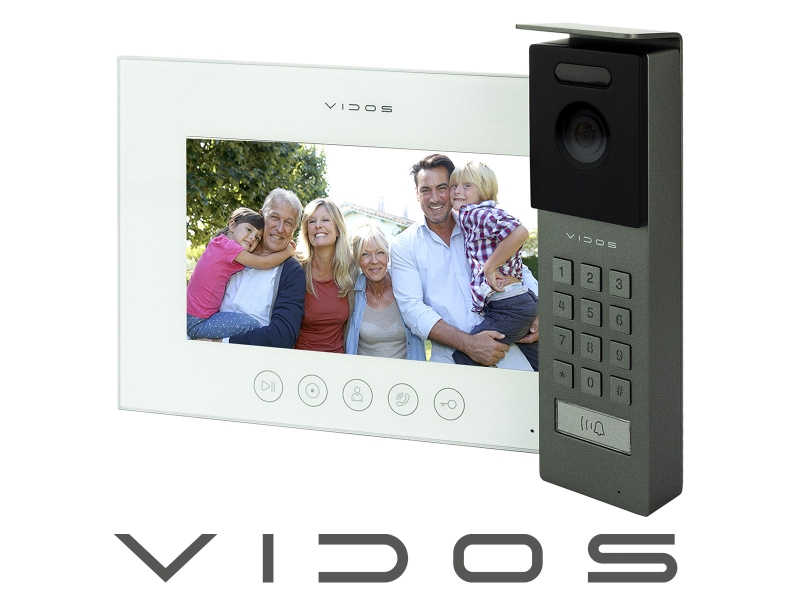 Wideodomofon WIFI Vidos X M11W-X + S12D FullHD Android Podczerwień MicroSD
